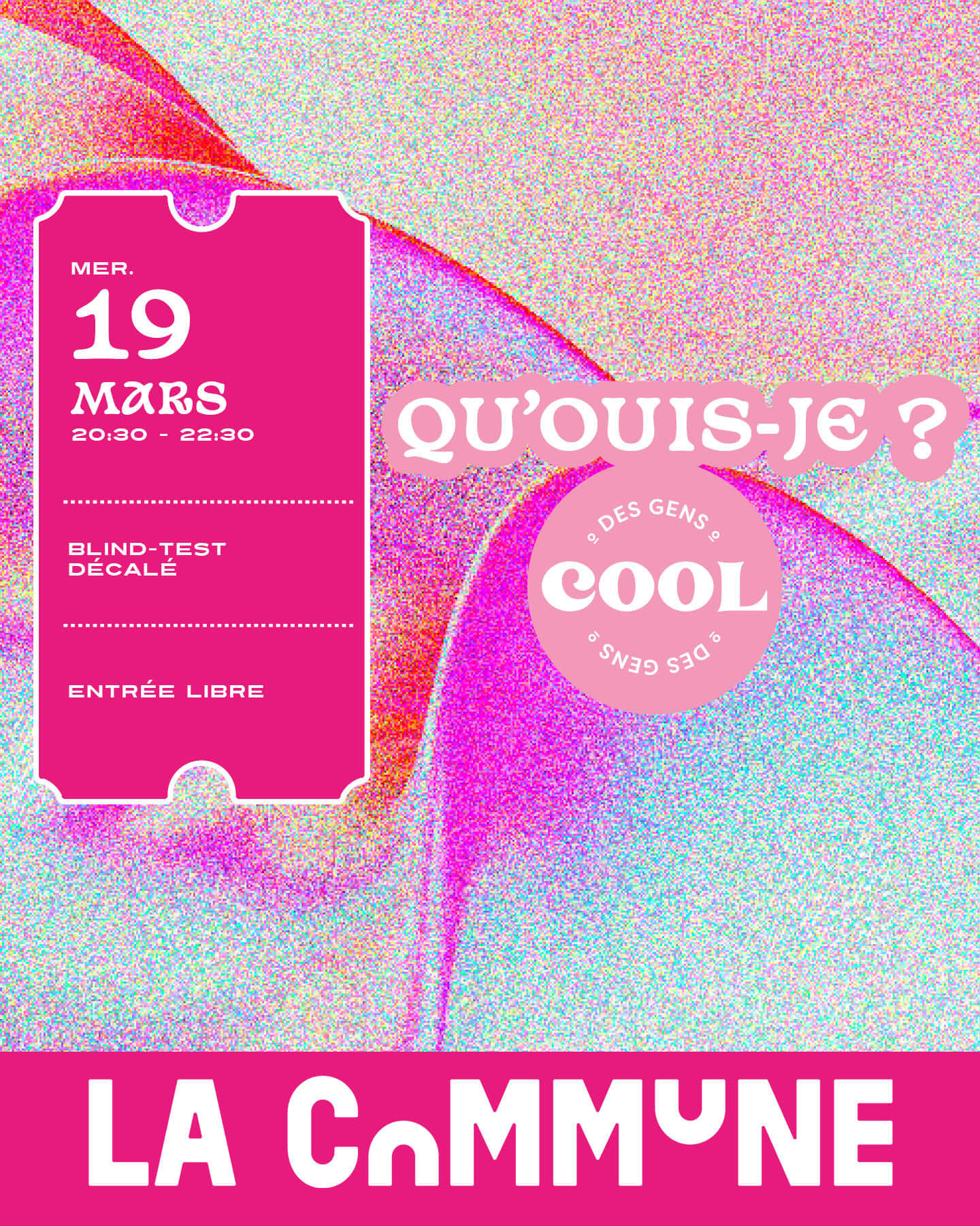 Affiche du blind-test 